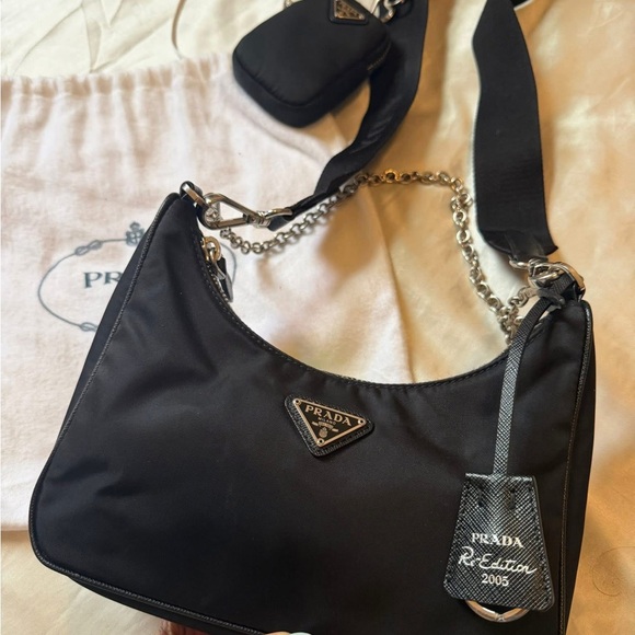 Prada Handbags - Prada Re-Edition 2005 Re-Nylon Bag – Like New, Full Set